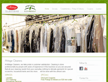 Tablet Screenshot of mitagecleaners.com